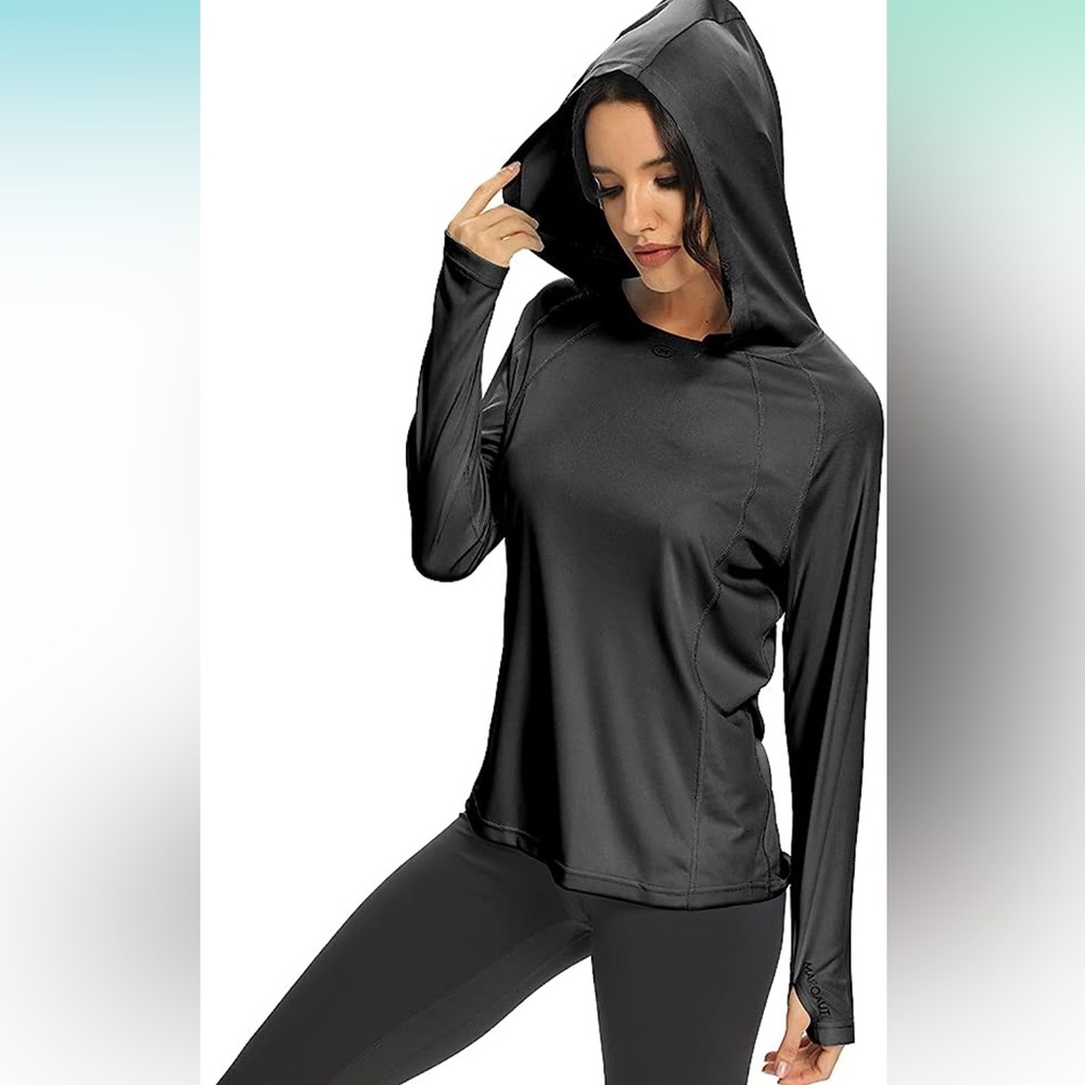 M MAROAUT Women's UPF 50+ UV Sun Protection Hoodie